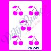 Pa 249 - Cerejinhas (mini frutinhas) 8x12