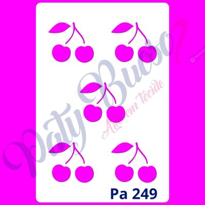 Pa 249 - Cerejinhas (mini frutinhas) 8x12