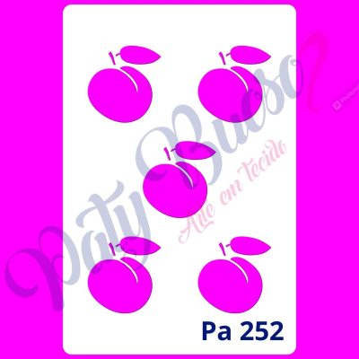 Pa 252 - Ameixinhas (mini frutinhas) 8x12