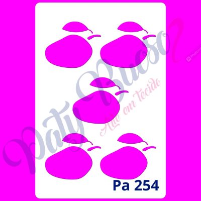 Pa 254 -  Manguinhas (mini frutinhas) 8x12