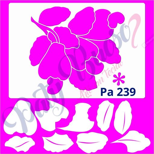 Pa 239 - Caju com Stencil - 21x29