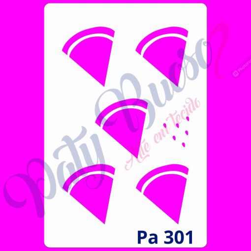 Pa 301 - Mini Melancia Formato Triangulo - 8x12