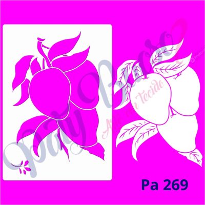 Pa 269 - Mangas com Stencil  - 21x29