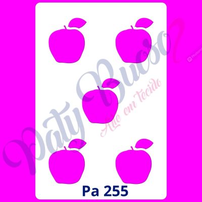 Pa 255 - Maçãzinhas (mini frutinhas) 8x12