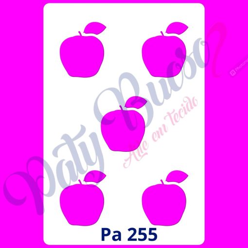 Pa 255 - Maçãzinhas (mini frutinhas) 8x12