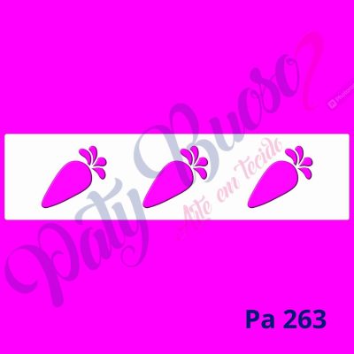 Pa 263 - Faixa Cenourinhas 5x20