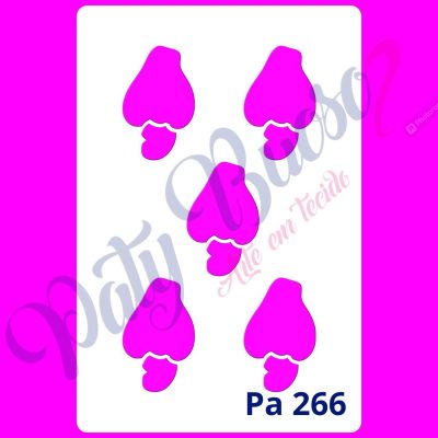 Pa 266 - Cajuzinhos (mini frutinhas) - 8x12