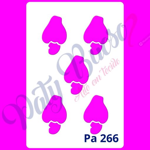 Pa 266 - Cajuzinhos (mini frutinhas) - 8x12