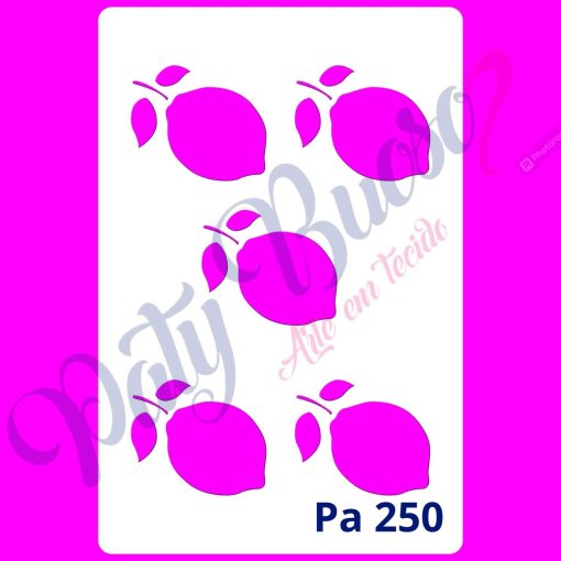 Pa 250 -  Limõezinhos (mini frutinhas) 8x12