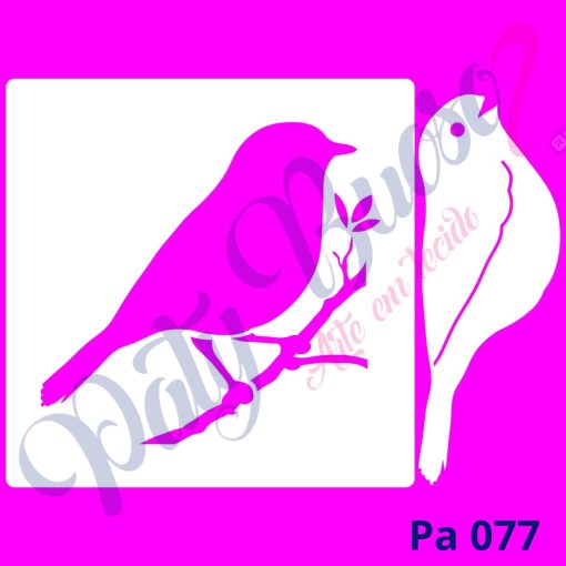 Pa 077 - Passarinho no Galho 14x14