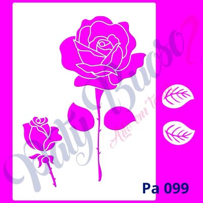 Pa 099 - Rosa Clássica 21x29