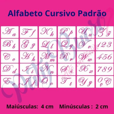 Alfabeto Cursivo PADRÃO