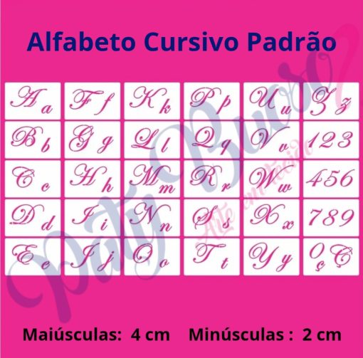 Alfabeto Cursivo PADRÃO