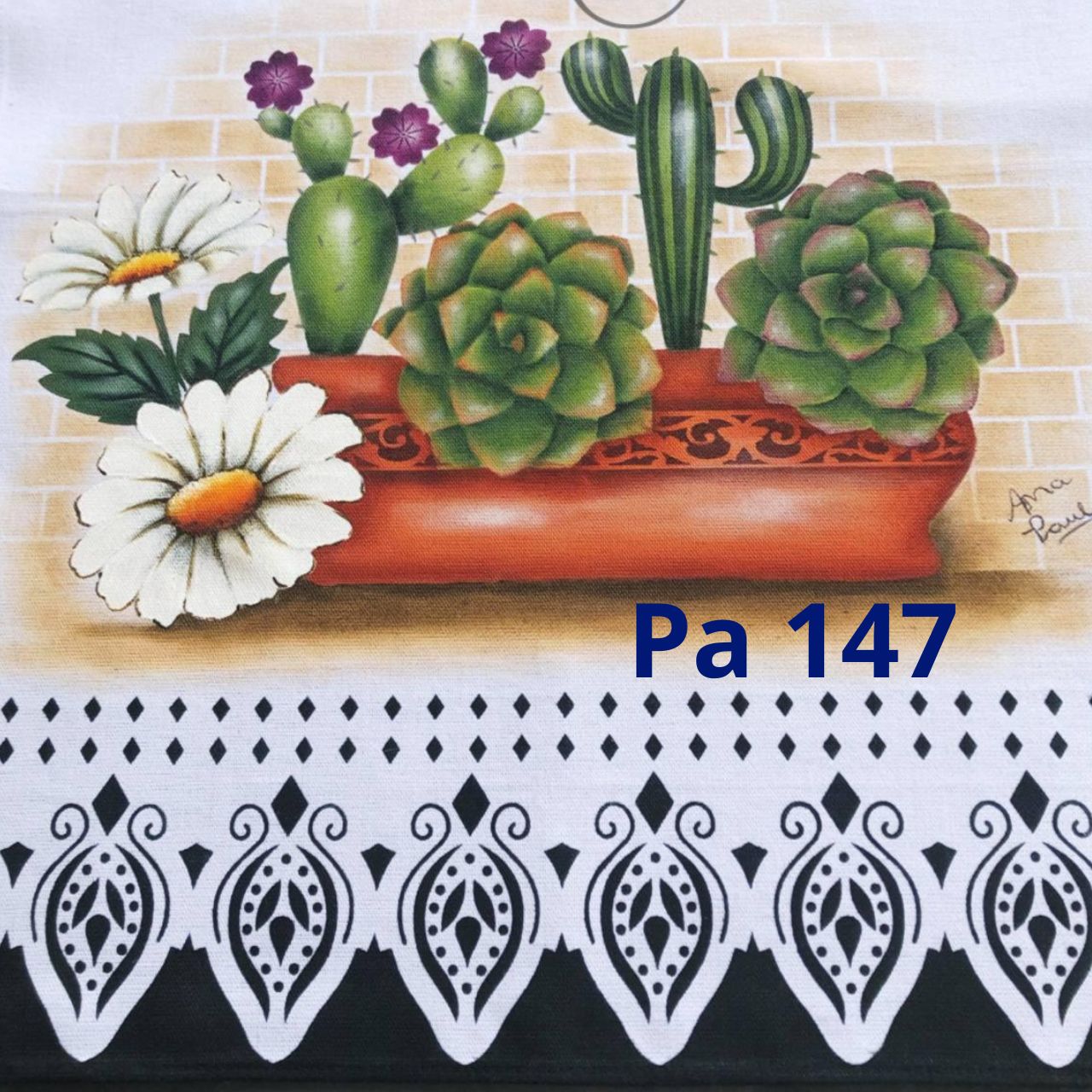 Kit 5 Stencils Barrados Rendados - Imagem 2