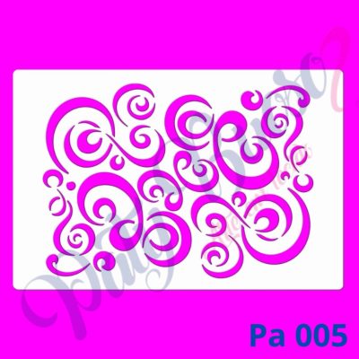 Pa 005 - Arabesco Bagunçados - 18x12