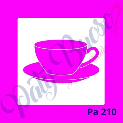 Pa 210 - Xícara e Pires - 14x14
