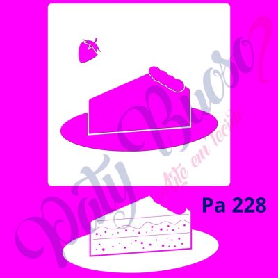 Pa 228 - Fatia de Bolo - 20x20