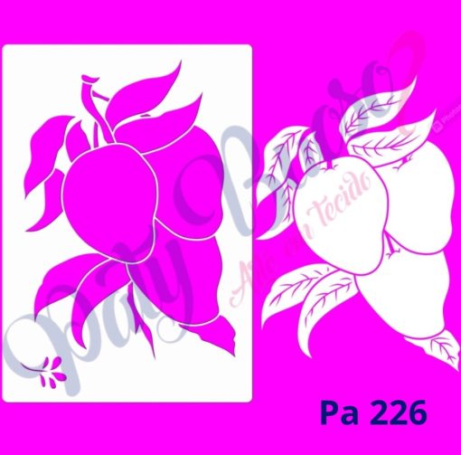 Pa 226 - Mangas com Stencil  - 21x29