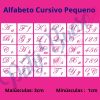 Alfabeto Cursivo Pequeno - 7x5