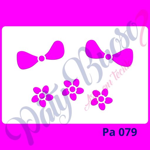 Pa 079  -  Lacinhos com Florzinhas (Pequeno) 12x8