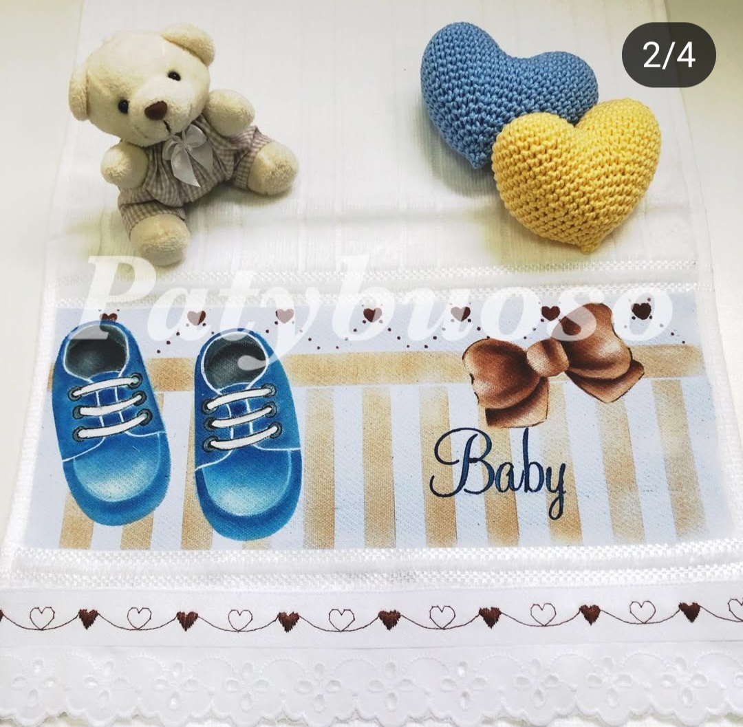 Pa 276 - Sapatinhos Menino - 14x14 - Imagem 2