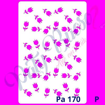 Pa 170 - Estampa Tulipinhas (P) 8x12