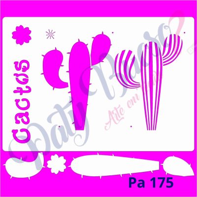 Pa 175 - Cactos com Palavra - 21x29