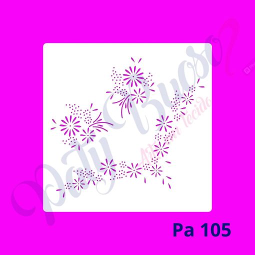 Pa 105 - Canto Floral - 20x20