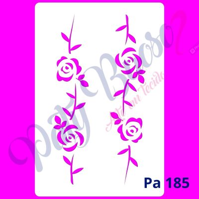 Pa 185 - Arranjo de Rosinhas - 8x12