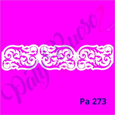 Pa 273-Faixa Rendada  0123 - 6,5x28