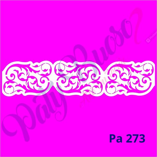 Pa 273-Faixa Rendada  0123 - 6,5x28