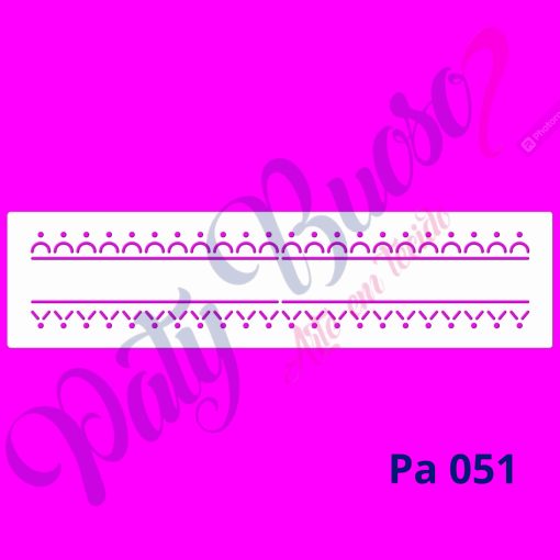 Pa 051 - Rendinhas Modelo Pequena - 5x20