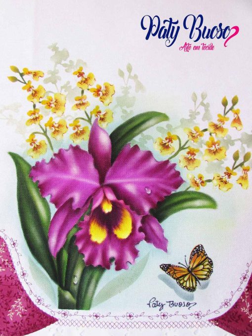 Pa 024  - Orquídea Chuva de Ouro - 24x12 - Imagem 3