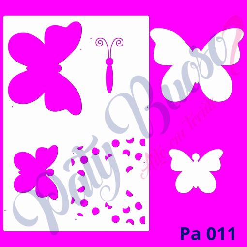 Pa 011- Borboleta com Bolinhas