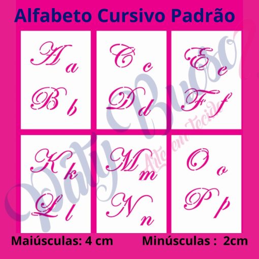 Alfabeto Cursivo PADRÃO - Imagem 3