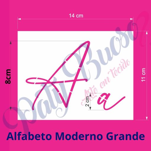 Alfabeto Completo Moderno Grande - Imagem 4