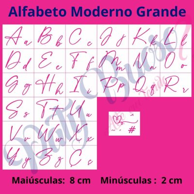 Alfabeto Completo Moderno Grande