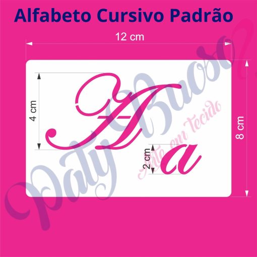 Alfabeto Cursivo PADRÃO - Imagem 2