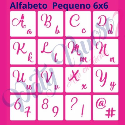 Alfabeto Pequeno 6x6