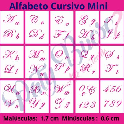 Alfabeto Cursivo Mini