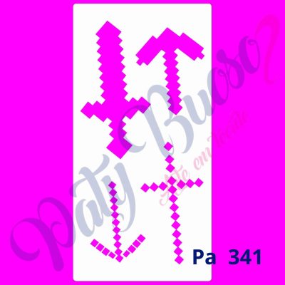 Pa 341 - Espada e Picareta - 12x24