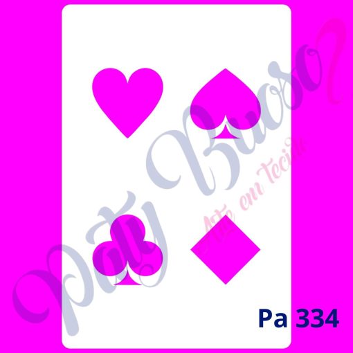 Pa 334 - Símbolo de Baralho - 8x12