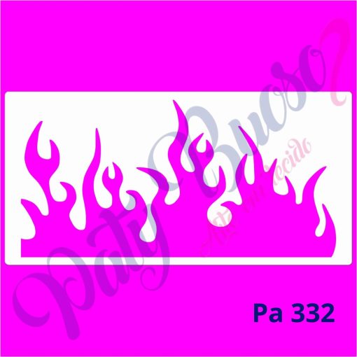 Pa 332 - Chama de Fogo - 12x24