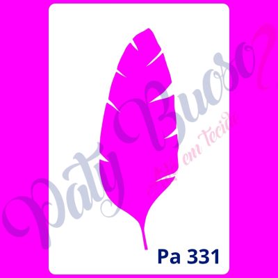 Pa 331 - Folha de Bananeira Pequena - 8x12