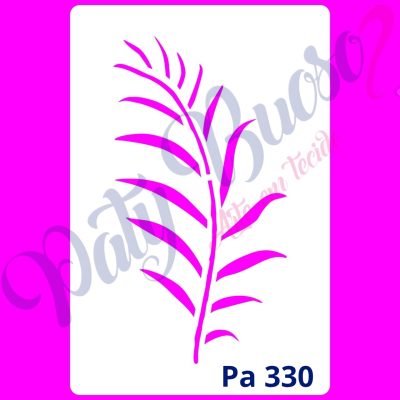 Pa 330 - Raminho Folhagem Pequeno - 8x12