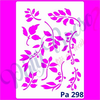 Pa 298 - Folhas Variadas - 21x29