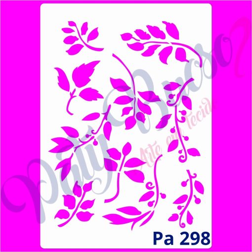 Pa 298 - Folhas Variadas - 21x29
