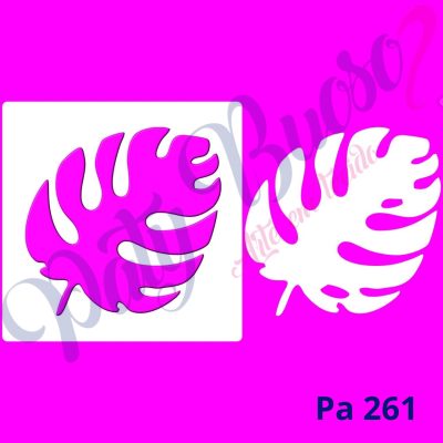 Pa 261 - Folha Costela de Adão 14x14