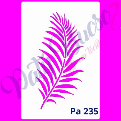 Pa 235 - Folha de Samambaia - 12x18
