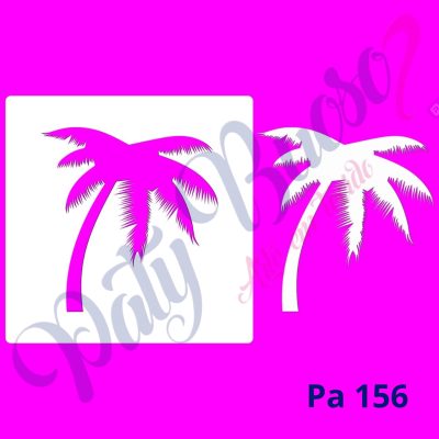 Pa 156 - Coqueiro para  Barrados em Toalhas - 14x14